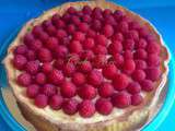 Tarte aux framboises