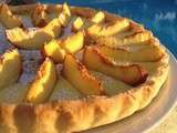 Tarte nectarines/spéculoos