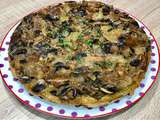 Tatin de champignons ( pour 6 personnes )