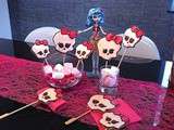 Sucettes sablées Monster high