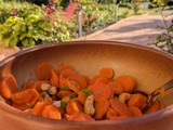 Carottes aux noix de cajoux en salade