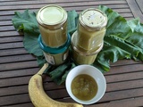 Confiture banane rhubarbe