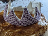 Couronne épiphanie en tissu