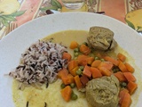 Curry de sot l'y laisse de dinde au lait de coco et légumes