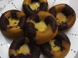 Donuts marbrés au chocolat