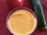 Gaspacho courgettes et tomates