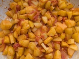 Mijotée de pommes de terre à la tomate