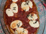 Poulet à la tomate et mozzarella
