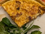 Quiche au saumon fumé et tomates confites