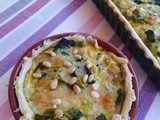 Quiche aux épinards et poireaux