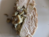 Rôti de dinde farci aux champignons