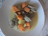 Sauté de veau à l'orange et patate douce