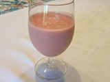 Smoothie pastèque pêches