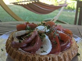 Tarte cake lardon volaille mozzarella