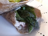 Wrap au thon et aux asperges