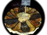 Tarte tatin aux aubergines et oignons