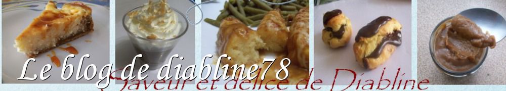 Recettes de Le blog de diabline78