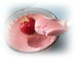 Mousse de fraise allégée