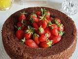 Basboussa Chocolat Fraises Ramadan