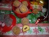 Boules au fromage et gaufrettes fourrées au loukoum a la Rose