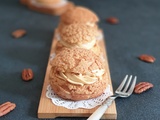 Choux au Craquelin au Praliné aux Noix de Pécan