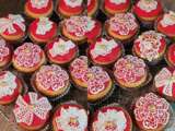 Cupcakes en Dentelle au Coeur Caramel