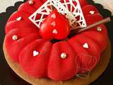 Entremets St Valentin