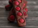 Financiers Fingers Chocolat et Framboise