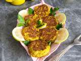 Galettes au Curry de Chou Fleur et Curcuma