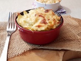 Gratin de Farfales et Viande Hachée à la Béchamel