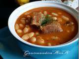 Loubia Algérienne au Boeuf (Ragout d’haricot Blanc )