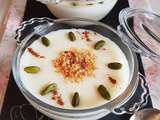 Mhalbi aux Fruits Secs Crème de Riz محلبي الرز