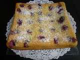 Moelleux aux Amandes et Cerises (Gouter)