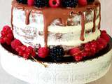 Naked Cake aux Fruits des Bois pour Anniversaire