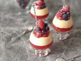 Panna Cotta Fruits Rouges