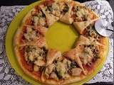 Pizza en fleur