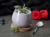 Smoothie Myrtilles Miel et flocons d’avoine