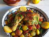 Tajine au Poulet Olive Carottes Multicolores