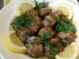 Tajine Boulettes d'Anchois