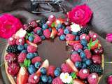 Tarte au Chocolat et Fruits Rouges