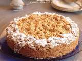 Tarte streusel aux Pommes et Noisette