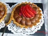 Tartelettes aux amandes et à la ganache au chocolat épicée