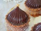 Tartelettes Chocolat Caramel et Praliné