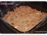 Crumble de pomme au chocolat