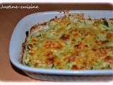 Gratin de courgette à l'ail