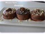 Mousse au chocolat façon Bavarois et son croquant chocolat