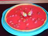 Tarte aux pralines roses