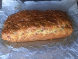 Cake salé jambon emmental ail des ours