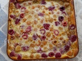 Clafoutis aux framboises