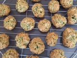 Cookies salés au jambon ail des ours